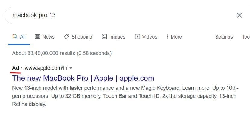 Learn About The SERP Features That Will Boost Your Visibility 3 adwords