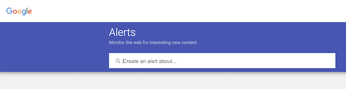 google alerts