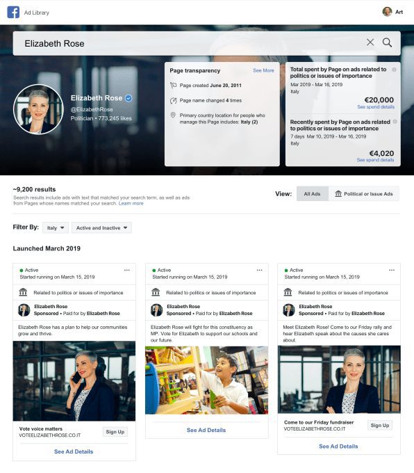 Facebook Ads Library: Search All The Active Ads 4 facebook ads library