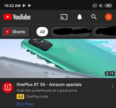 YouTube Shorts icon