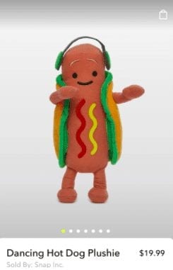 Dancing Hot Dog in Snapchat Makes a Comeback to Motivate People to Vote 3 Screen Shot 2020 10 27 at 6.14.30 PM