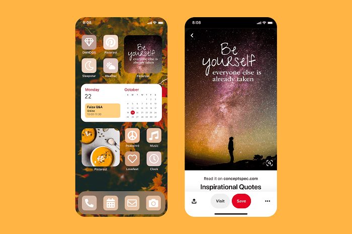 Pinterest Adds New iOS Widget to Enable Pinners to Feature Boards on Their iPhone Home Screen 3 pinterest widget