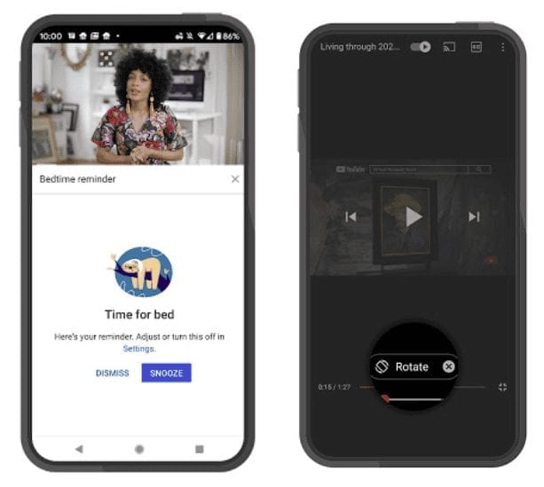 YouTube Adds New Viewing Options, Including Improved Chapters and Simpler Format Switching 7 YouTube's bedtime reminder