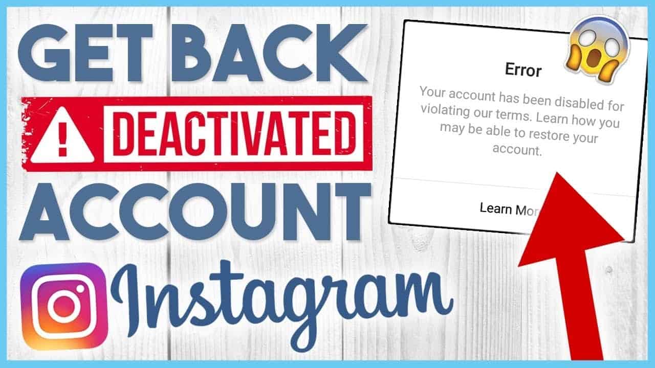 How to Recover banned Instagram Account